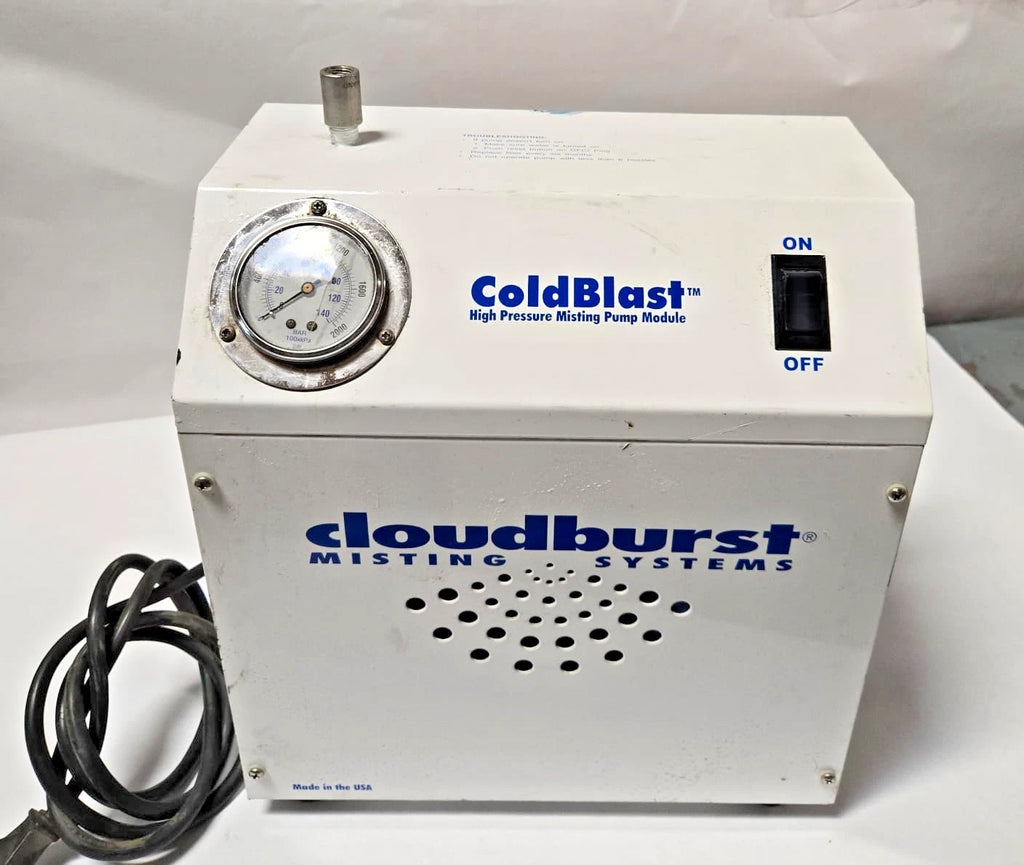 Cold Blast High Pressure Misting Pump Module Cloudburst Systems