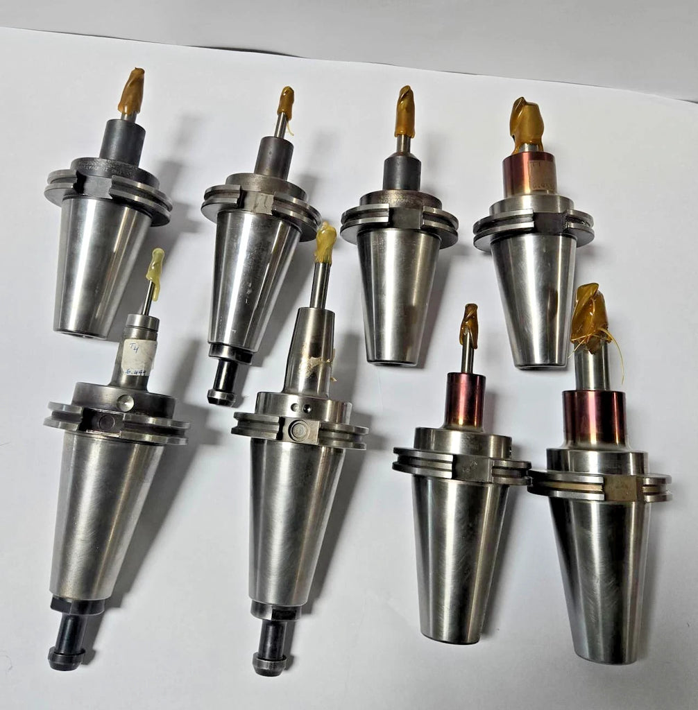 CAT50 CNC Tool Holder End Mill Shrink Fit Tooling Innovation Lot of 8 Free Ship