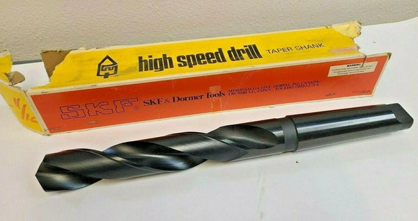 SKF Dormer 1-11/16 High Speed Steel Taper Shank Drill Bit HSS Lathe New MT5