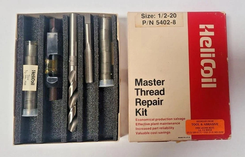 HELI-COIL Master Thread Repair Kit Size 1/2-20 5402-8