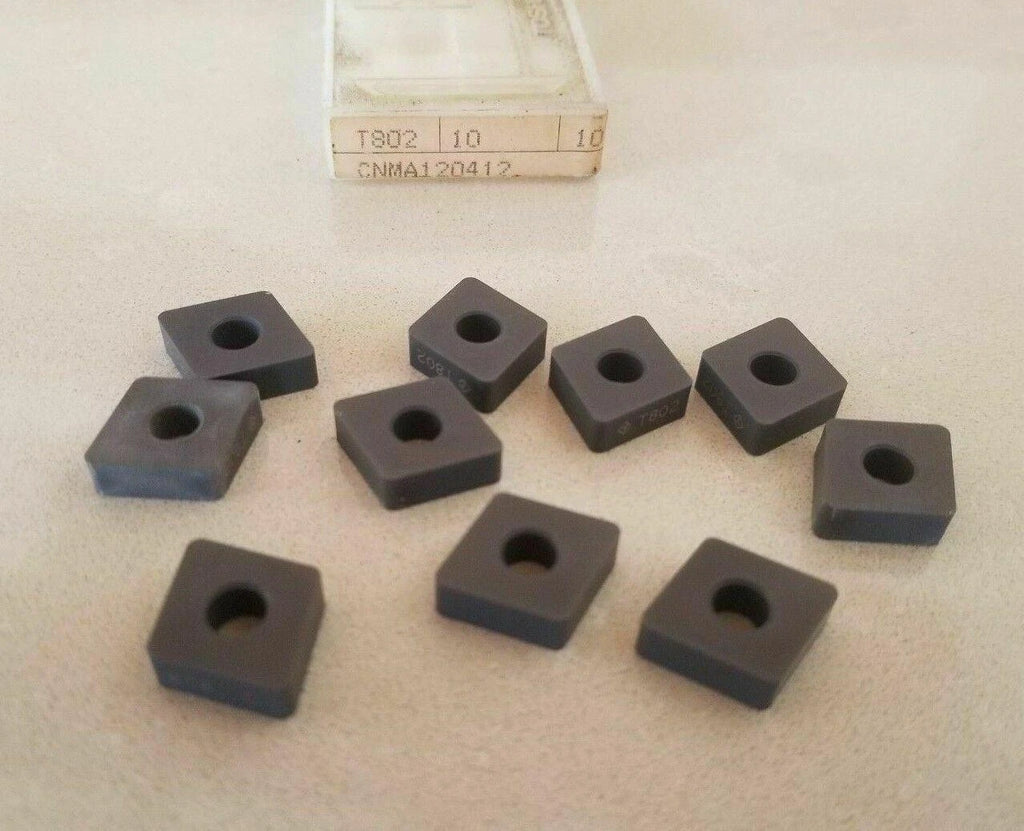 10 Pcs Tungaloy T802 CNMA120412 3216 CNMA 433 Lathe Carbide Inserts