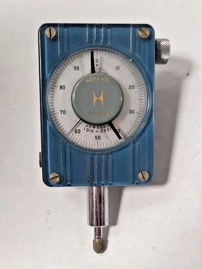 Hamilton Kwik Chek Gauge Gage Dial Test Indicator .0001” Machinist Tool Tip