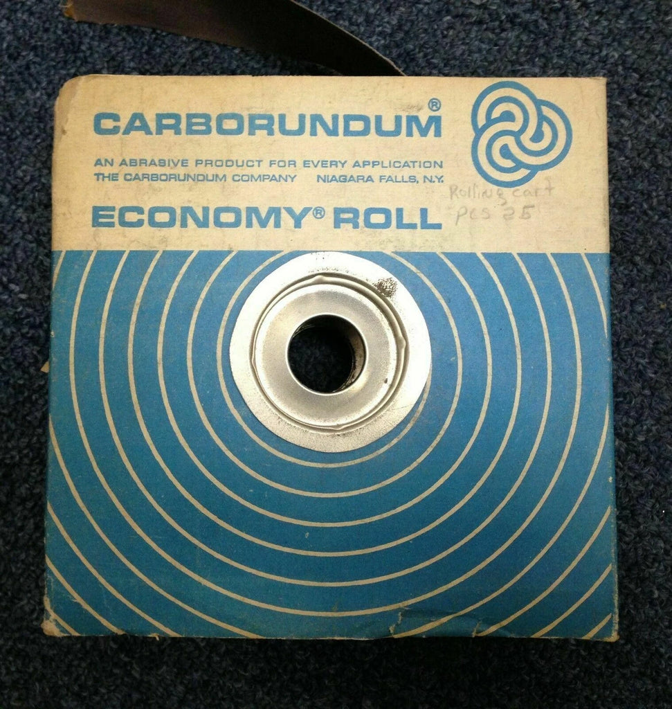 2 Carborundum 2" Wide 50 Yd FLEXBAC Metal Cloth Shop Roll Sandpaper 150 Grit