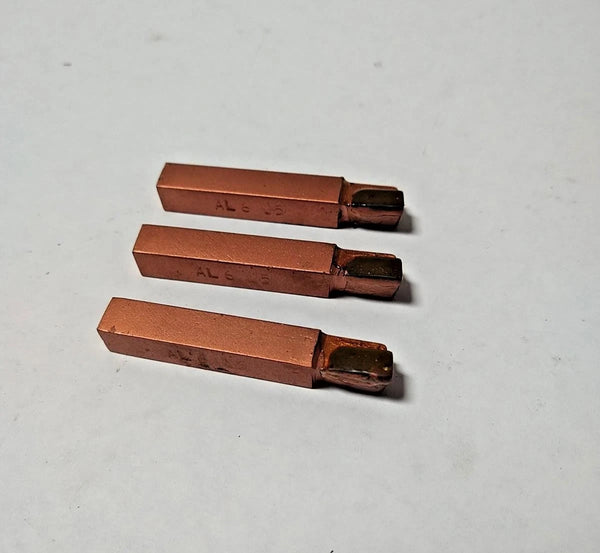 Toolmex Brazed Tipped Carbide Machinist Lathe Tool Bit 3/8" Shank AL6 C5 3Pcs