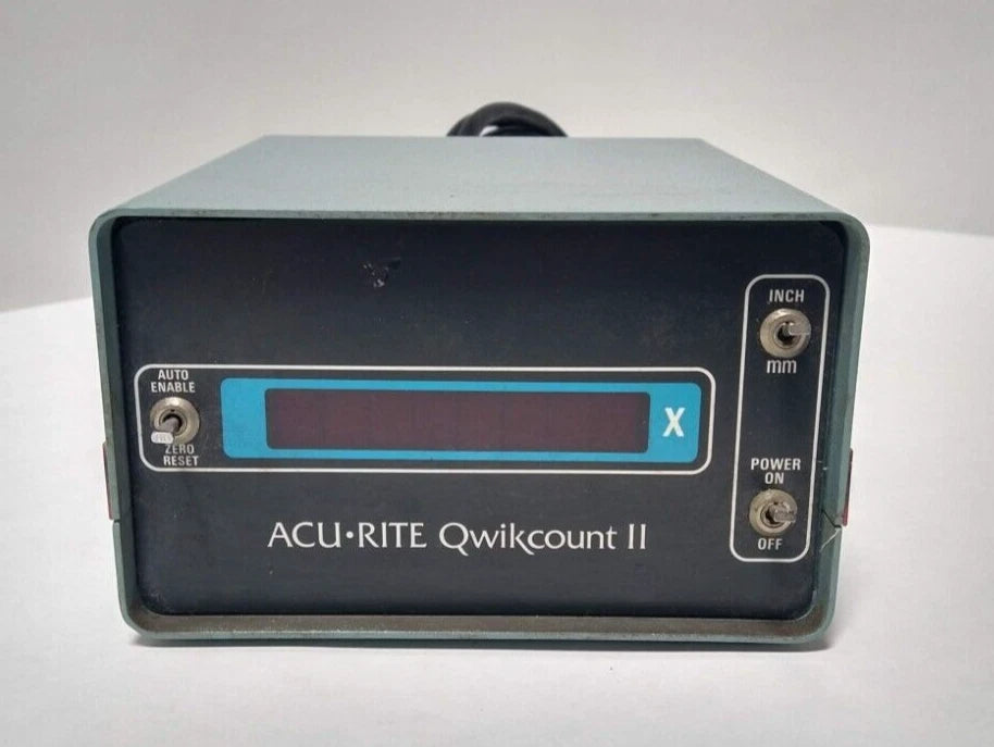 ACU-RITE Qwikcount II DIGITAL Dual POSITION READOUT Cat. NO 387