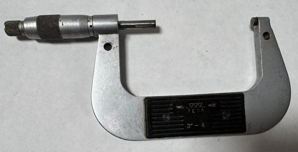 Tesa 3" - 4" Micrometer Swiss Made