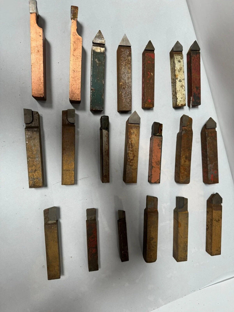 Lot of 20 Brazed Carbide Lathe Tool Bits 5/8 3/4 Square