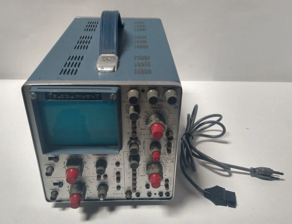 Telequipment D67 Dual Channel Oscilloscope 50MHz CRT Tektronix B072860
