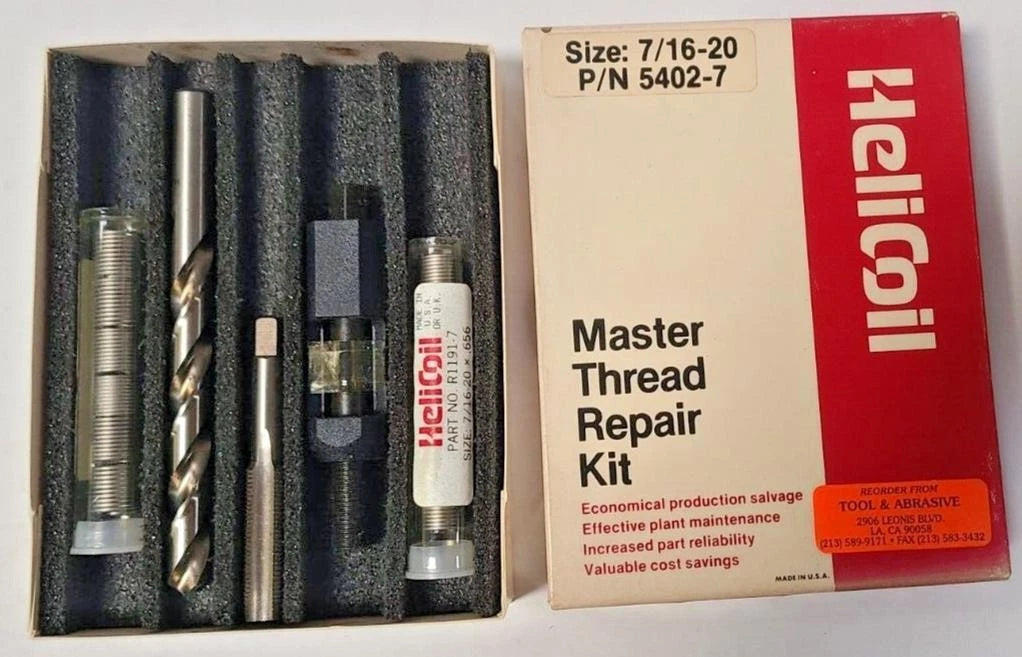 HELI-COIL Master Thread Repair Kit Size 7/16-20 5402-7