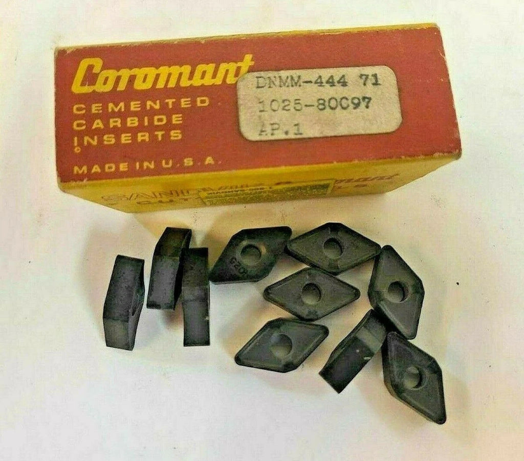 SANDVIK Coromant DNMM 444 71 1025 Lathe Carbide Inserts 10 Pcs New
