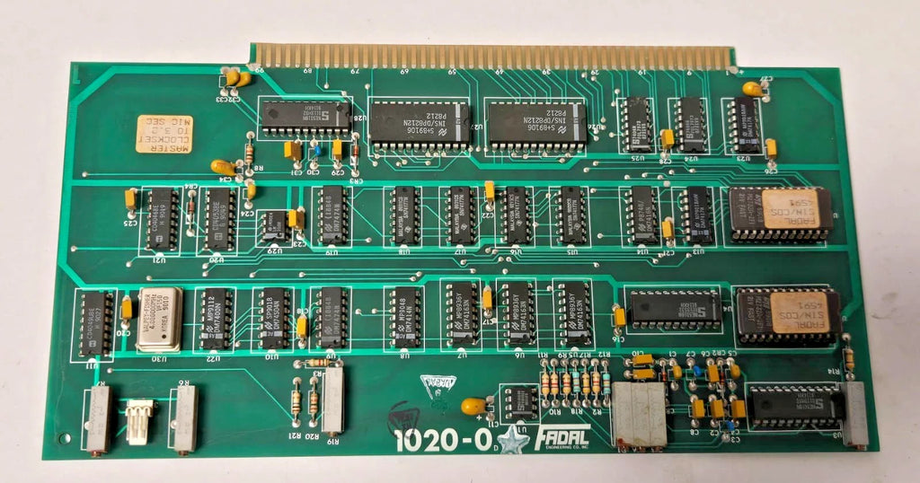 FADAL 1020-0 BOARD CONTROL PCB POWER SUPPLY CNC PLC Circuit Card CPU PC