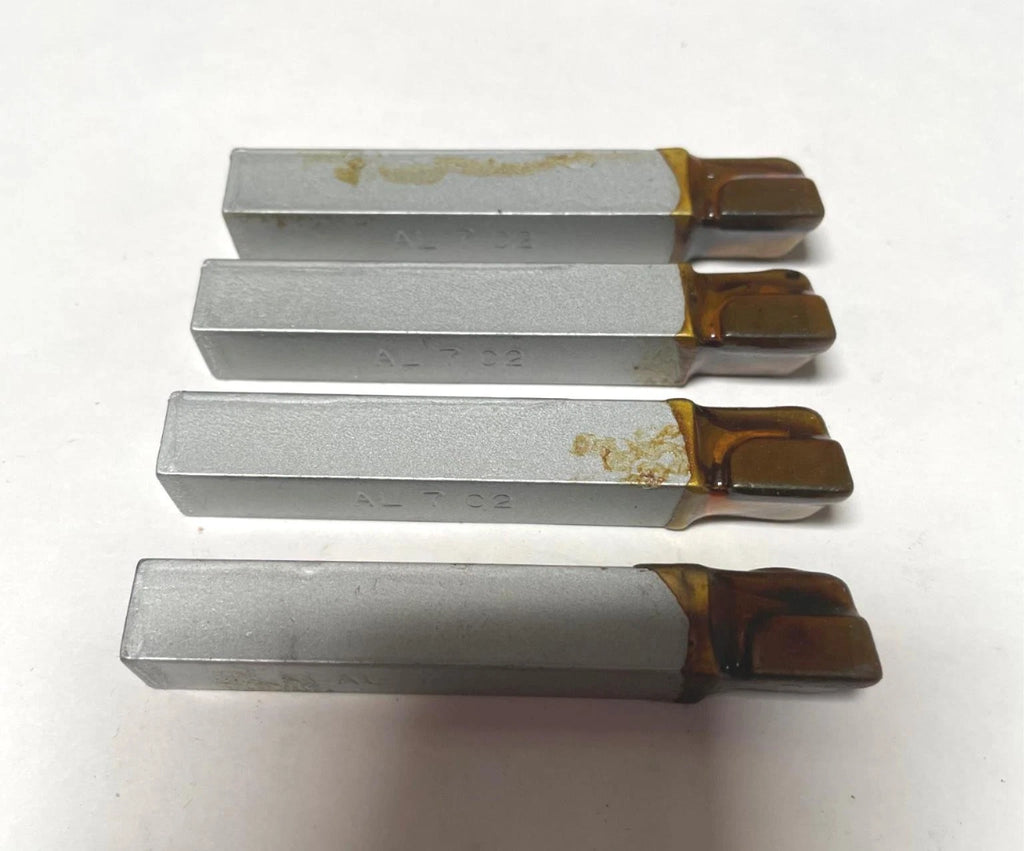 ACT Brazed Tipped Carbide Lathe Tool Bit 7/16" Shank AL 7 C2 USA Made Lot of 4