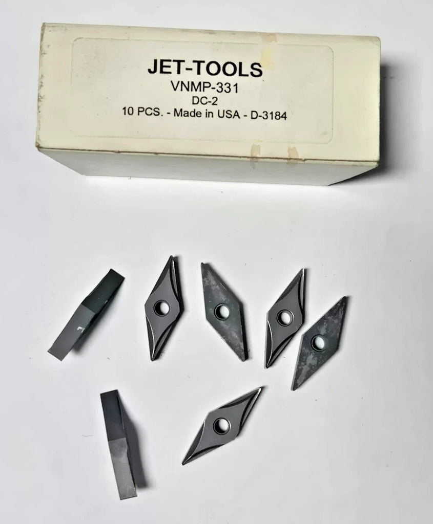 JET Tools VNMP 331 DC-2 Lathe Carbide Inserts 7 Pcs New Turning