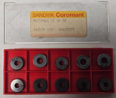 SANDVIK Coromant RCMX 12 04 00 H20 K20 Lathe Carbide Inserts 10 Pcs New Free Shipping