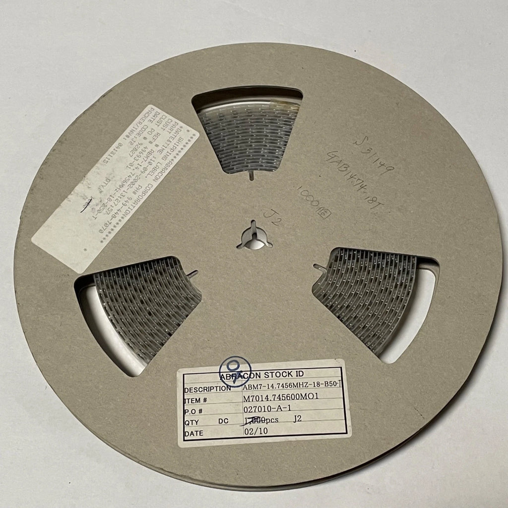 Reel of 500 ABRACON ABM7-14.7456MHz-18-B50-T CRYSTAL 49693-01