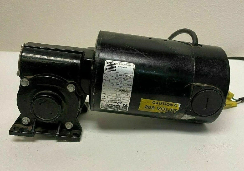 BODINE Electric Company 42X5BEPM-5F Gear Motor V50190070 130V 1/4 HP