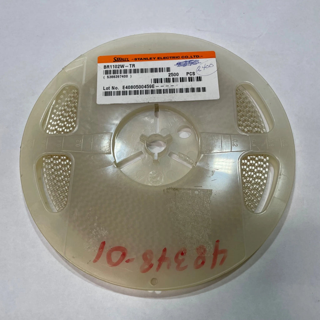 Reel of 2000 Stanley Electronics BR1102W-TR LED RED CLEAR 3216 SMD 48348-01