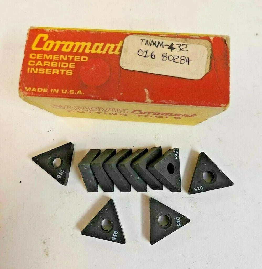 SANDVIK Coromant TNMM 432 016 Lathe Carbide Inserts 10 Pcs New