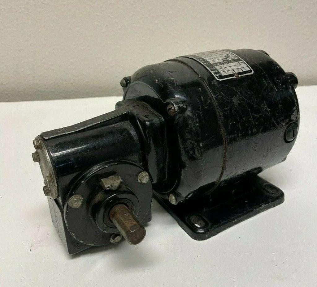 Bodine NSH-33R DC Gearmotor Fractional Horsepower 115V 1/20 HP 1725 RPM 30:1