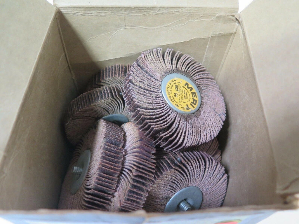 Merit Abrasive 35001 Grind-O-Flex 10 Mini Wheels Grit 60 Size 3005 Brand New