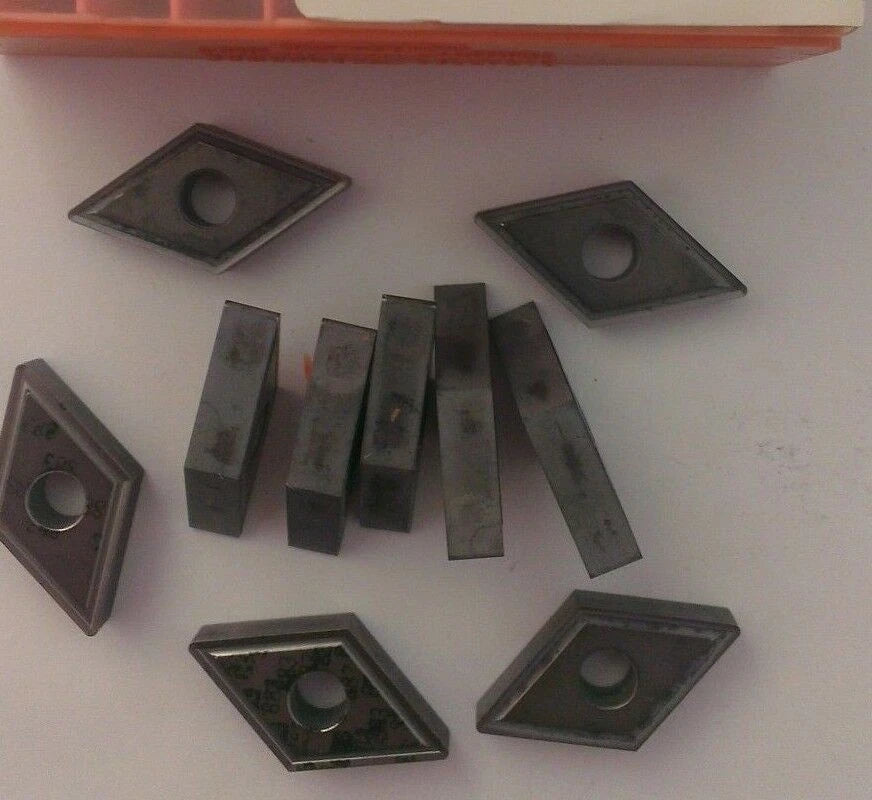 Carboloy DNMP 542E 883 Lathe Mill Carbide Inserts 10 Pcs Metal Cutting Tools New