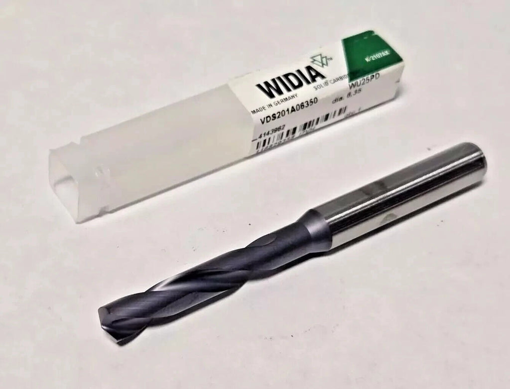 WIDIA HANITA SOLID CARBIDE VariDrill Drill Bit Drilling VDS201A06350 WU25PD 6.35