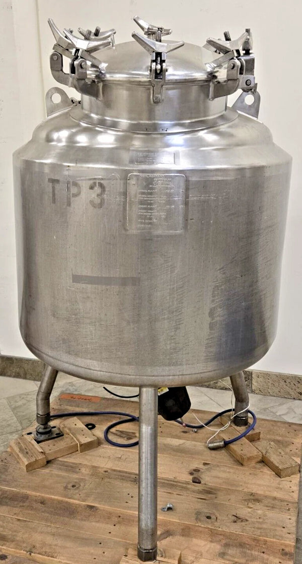 DCI 375 Liter Jacketed Stainless Steel Vessel Tank Fermentation Bio Reactor
