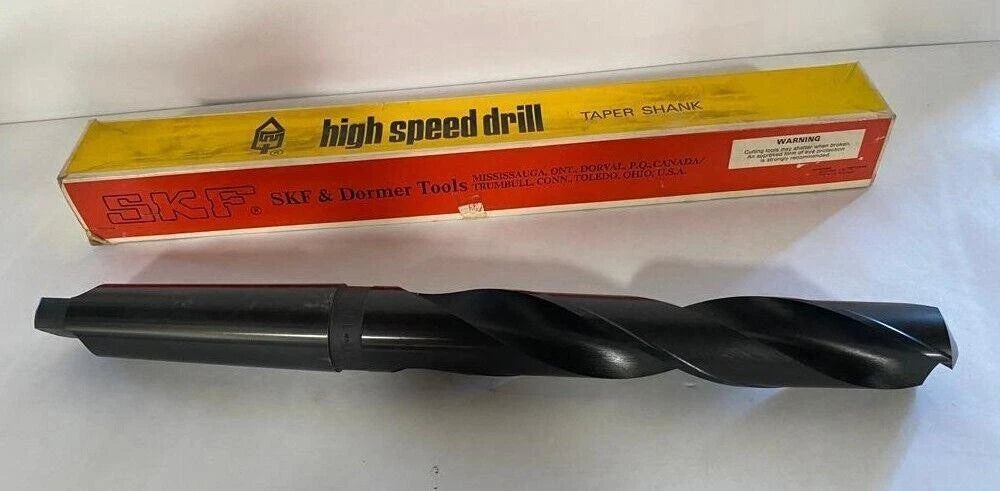 SKF Dormer 1-45/64" High Speed Steel Taper Shank Drill Bit HSS Lathe New MT5