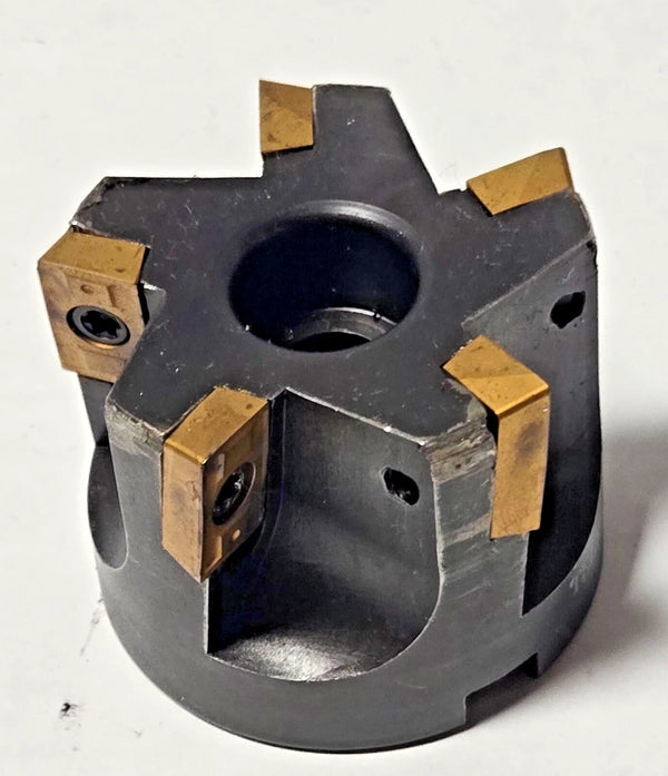 Teledyne Face Mill FSM-2PN-0 Tool Holder 2" Indexable Milling Cutter Carbide