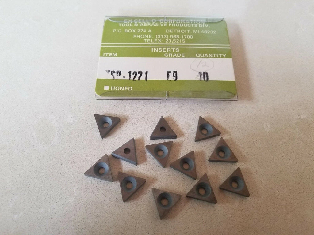 Tool & Abrasive Products TSP-1221 E9 Lathe Carbide Inserts 12 Pcs Tools