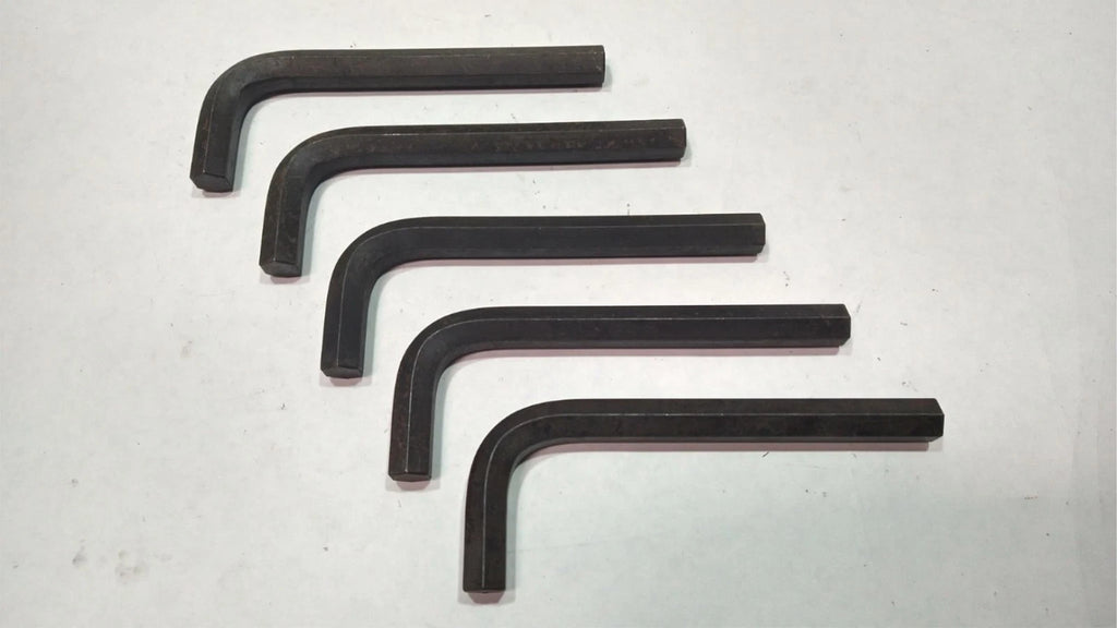 Allen USA 7/16" 5-1/4" Hex L-Shape Key Wrench Brand New Lot of 5
