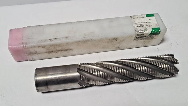 2" Hanita End Mill High Speed Steel HSS 6 Flutes Rougher 2 x 2 x 8 x 11-3/4