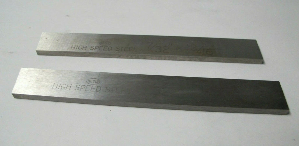 7/32 x 13/16 x 6" Square Lathe Tool Cutting HSS Blank Bit BESLY USA High Speed