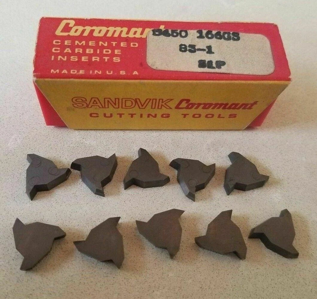 SANDVIK Coromant B450 166GS 83-1 S1P Lathe Mill Carbide Inserts 10 Pcs