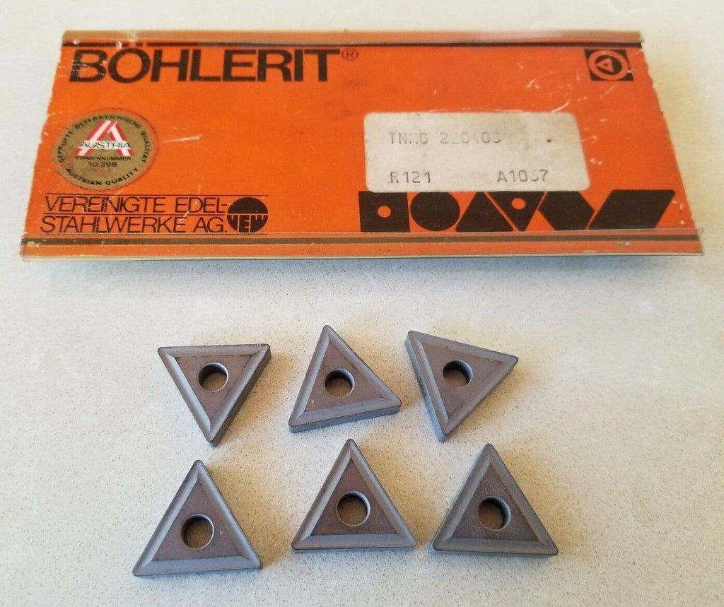 6 Pcs BOHLERIT TNMG 220408 R121 A1067 Lathe Mill Carbide Inserts Tools