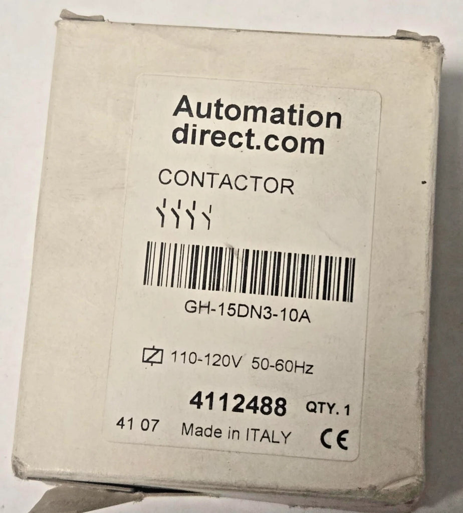Contactor AUTOMATION DIRECT PLC GH15DN-3-10A GH15DN310A 16A GH-15DN3-10A