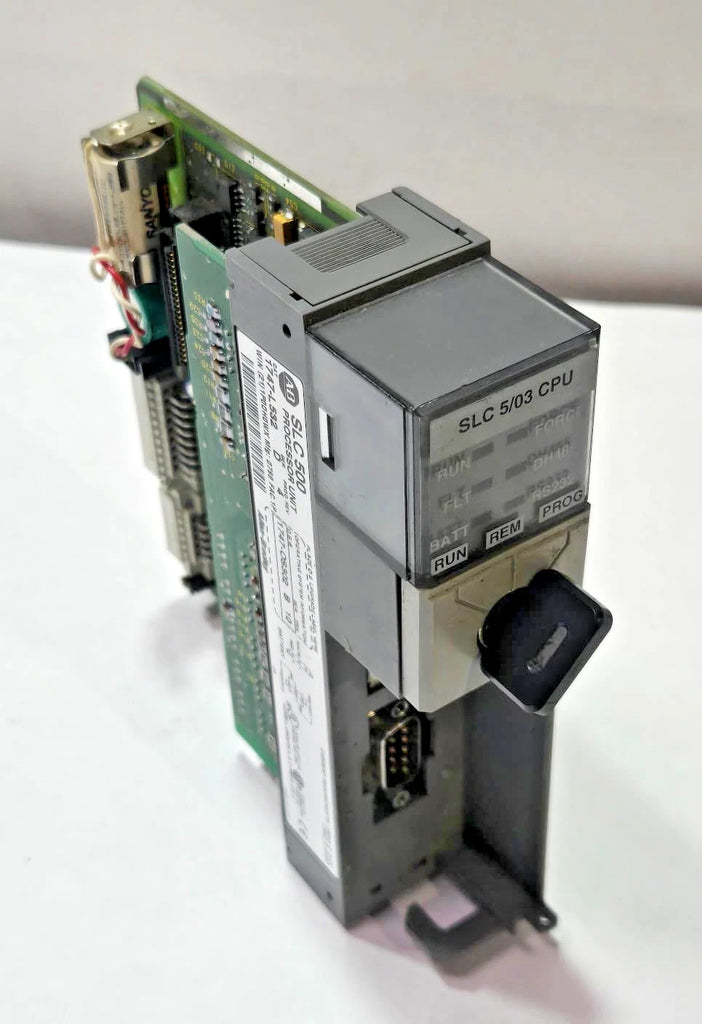 ALLEN BRADLEY SLC 500 1747-L532 SER D 1747L532 PROCESSOR MODULE 5/03 CONTROLLER