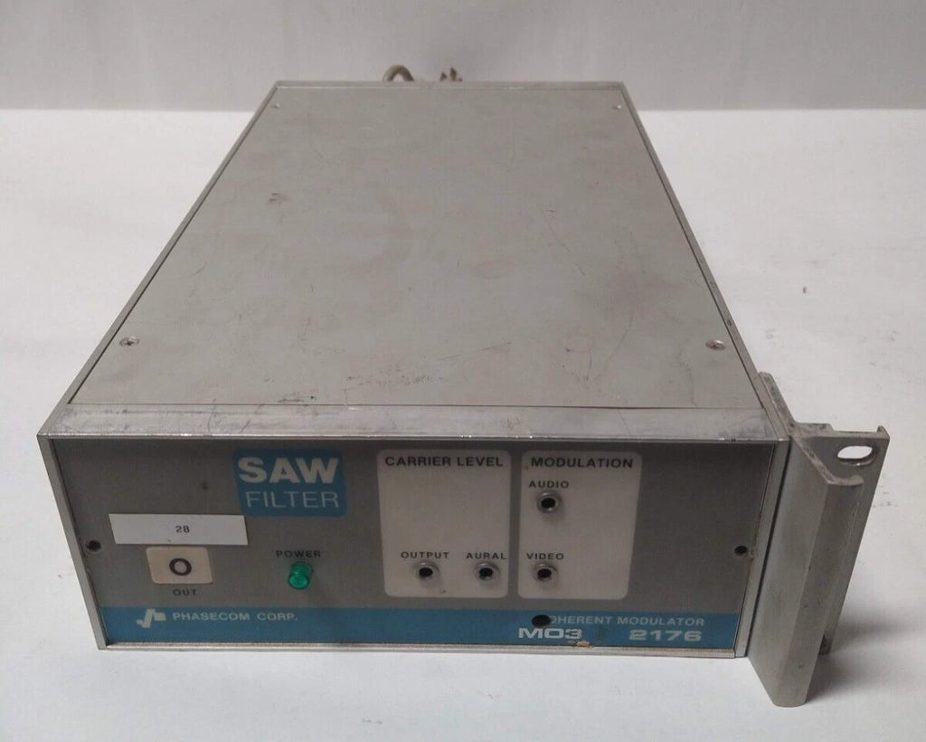 Phasecom 2176-M03 Coherent Modulator SAW Filter Video Audio RF Unit USA