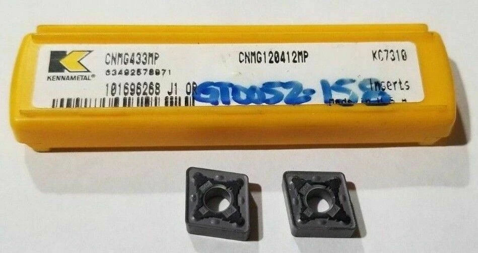 KENNAMETAL CNMG433MP KC7310 CNMG120412MP Lathe Mill Carbide 2 Inserts