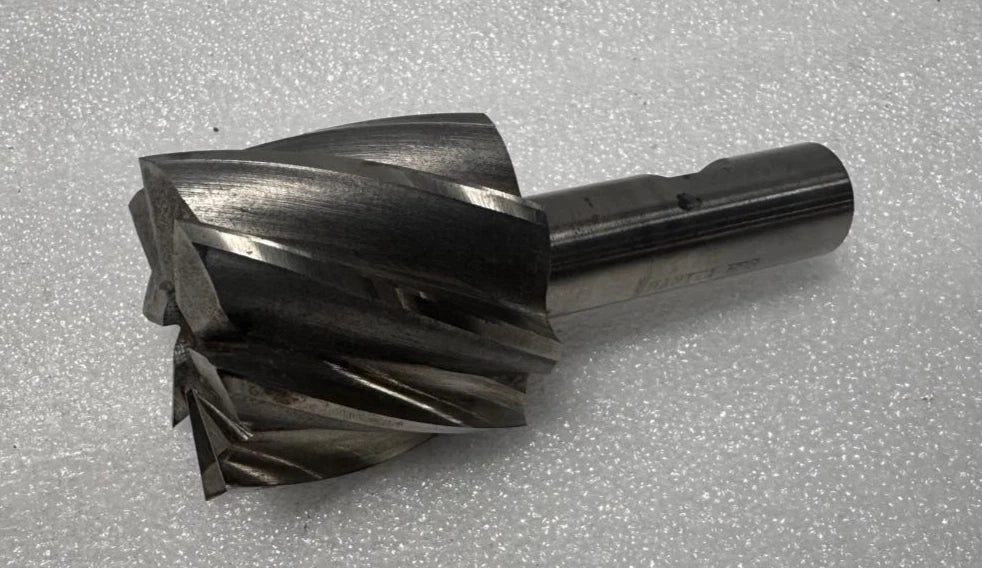 Hanita ISRAEL HSS High Speed 1.92” Diameter 8 Flutes End Mill 3/4 Shank