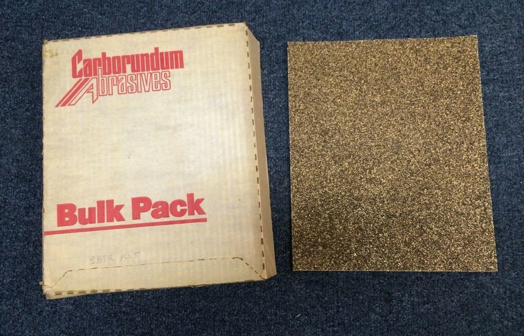 Carborundum Abrasive Fastcut Paper 9x11 Aluminum Oxide 40 Grit 10875 Qty 50 New