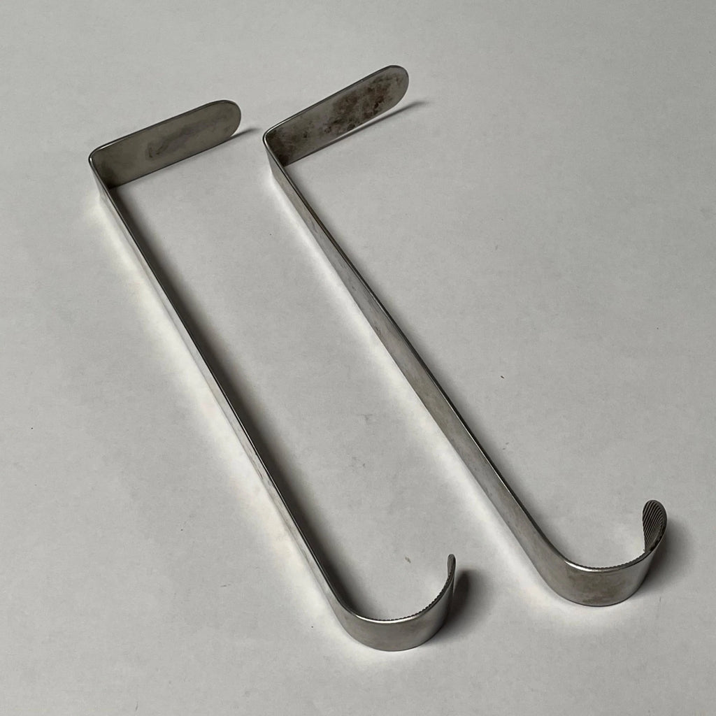 Lot of 2 Hibbs Retractor Stainless Germany 10-1/2", Blade 2-3/4" x 1-1/8" Tool
