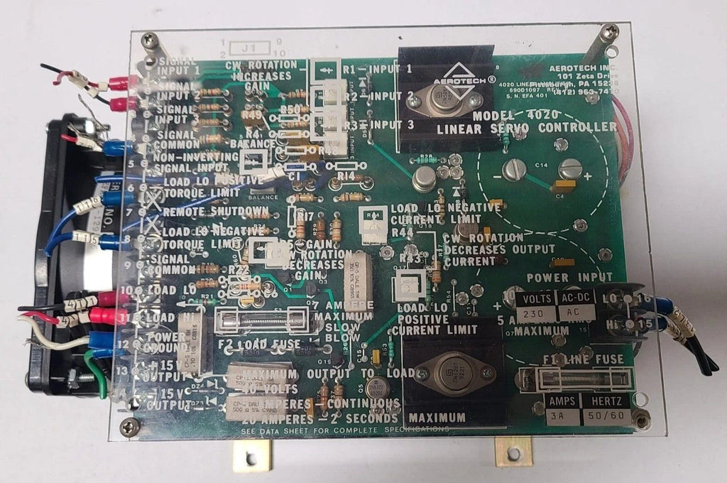 Aerotech 4020 Solid State Linear Servo Motion Controller