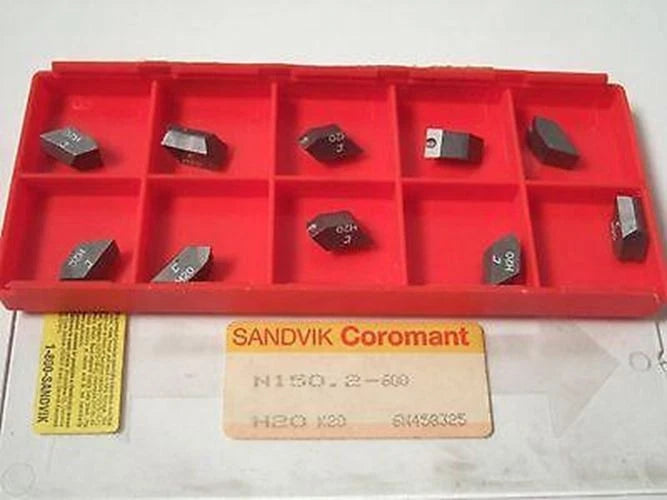 SANDVIK Coromant N150 2 600 H20 K20 Grooving Lathe Carbide Inserts 10 Pcs New