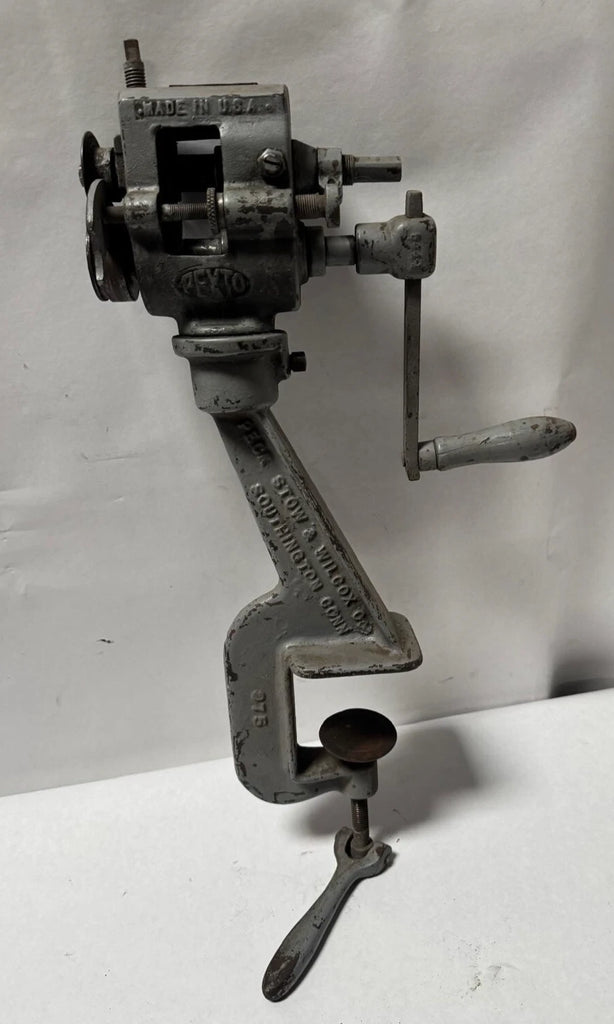 Pexto Model 544 541d-1 Forming Bead Roller With Bench Mount Peck Stow Wilcox Co