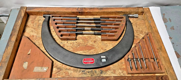 Starrett 724 Outside Micrometer Set 12" - 18" Made in USA
