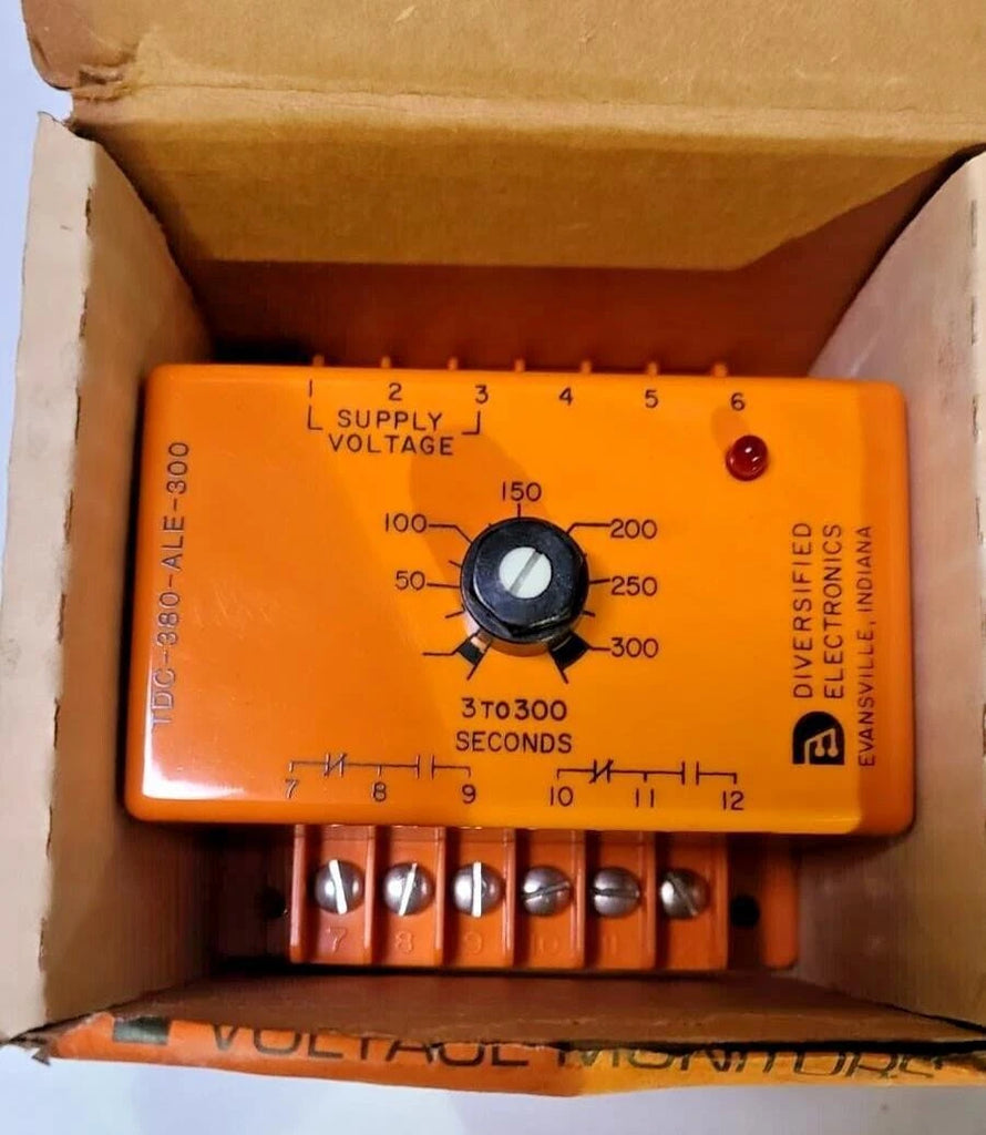 Diversified Electronics Sequency Relay Tdc-380-Ale-300 New In Box