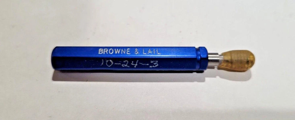 10-24 Brown & Lail NO GO Thread Plug Gage NOGO P.D. .1653