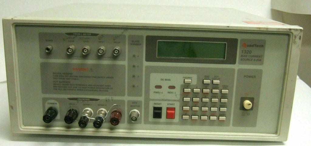 QuadTech 1320 DC Bias Current Source 0-20A Quad Tech S/N 3023712