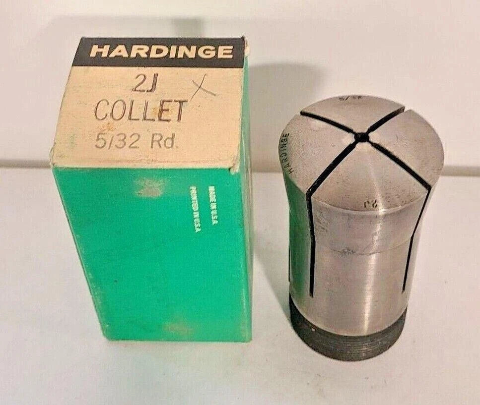 (1) New CNC Hardinge 2J Lathe Mill ROUND Spring Collet Size 5/32 Free Shipping